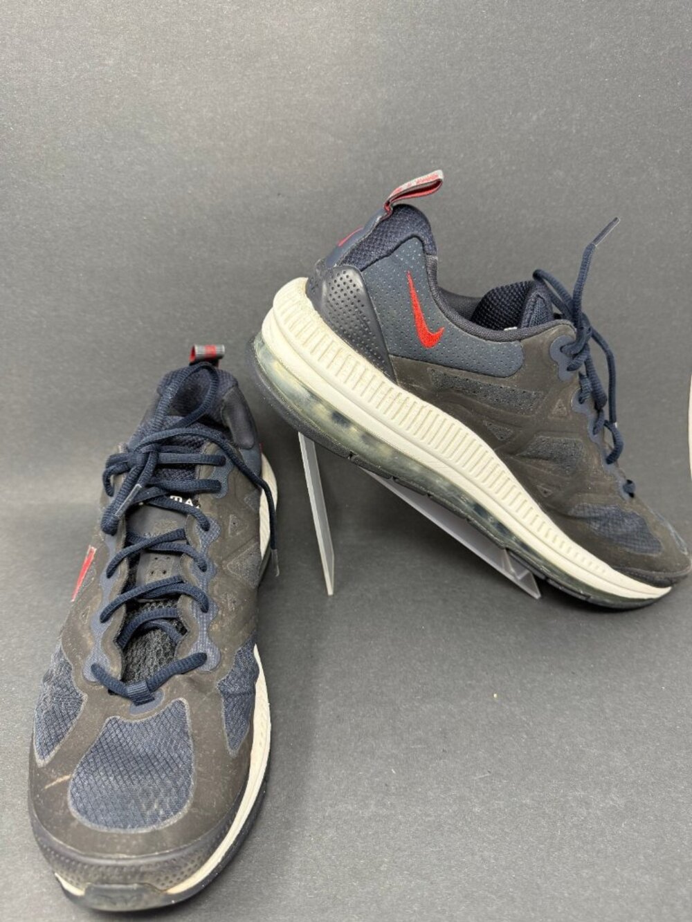 Nike Air Max Genome Obsidian University Red Shoes Mens 12 Trainers DB0249-400